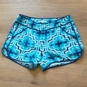Annie Griffin geometric shorts